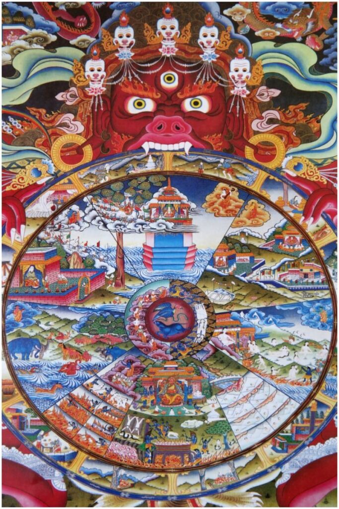 tibetan wheel of life tattoo