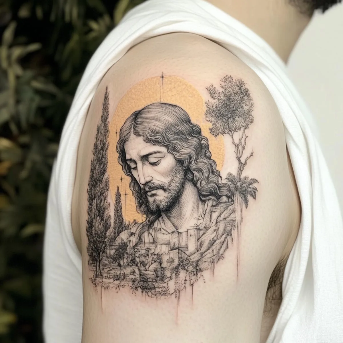 Jesus Tattoo Idea